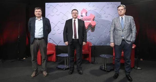 The State Secretary Bernard Gršić, dr.sc. Damir Novotny, prof.dr.sc. Vedran Mornar at DignetDays 2020