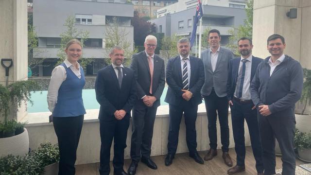 DignetSoftware at the meeting at the Australian Embassy to Croatia and Kosovo